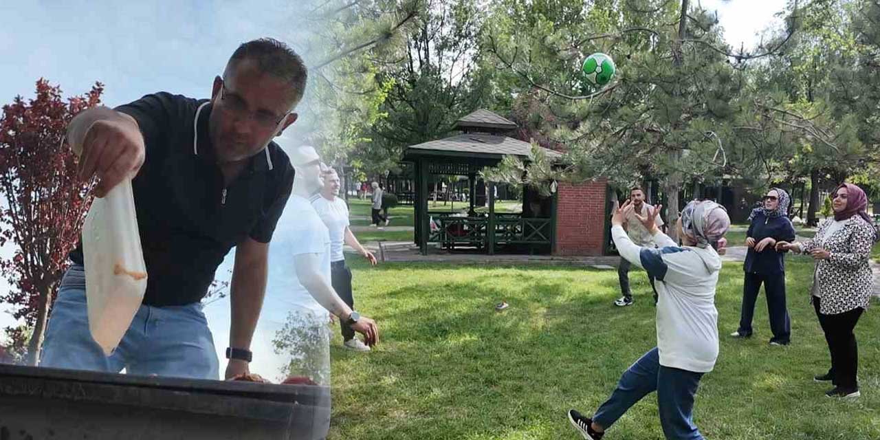 Konya Parklara ve Kırlara Akın Etti