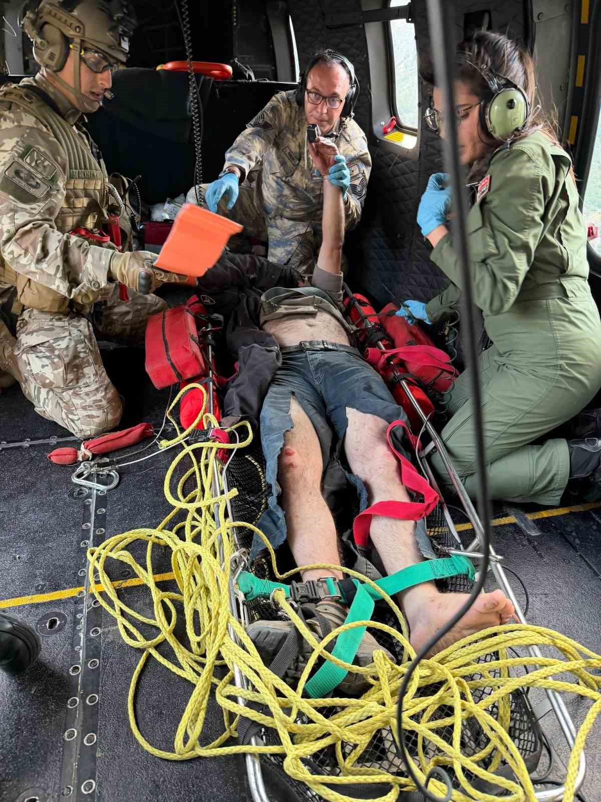 Ankara'dan kalkan helikopter Çorum'da can kurtardı