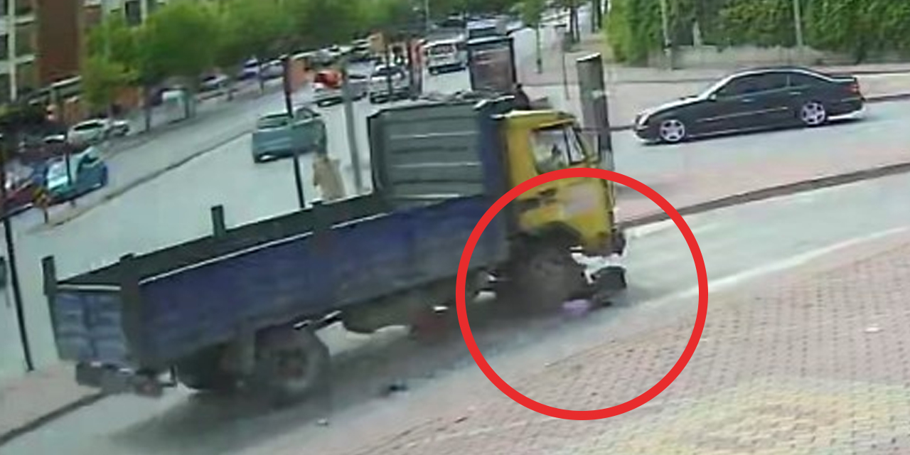 Ali Ulvi Kurucu'da Yürekler Ağza Geldi! 4 Kişi Kamyonun Altında Kaldı