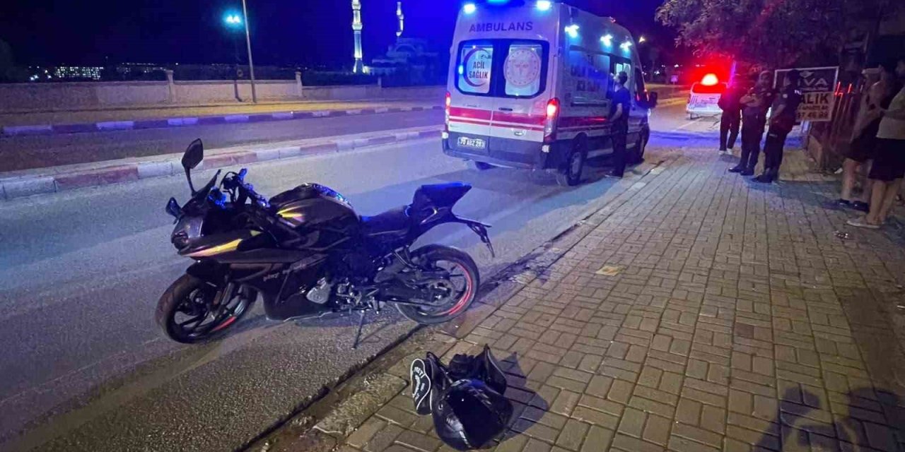 Kaldırımı aşarak karşı şeride geçti, ölümden döndü