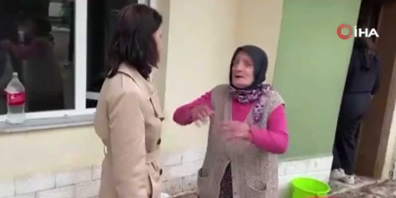 Ankara'da Sel Oldu Yaşlı Çiftin Evi Sular Altında Kaldı
