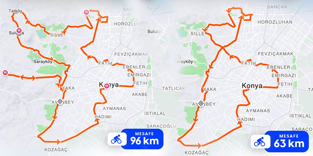 Konya'da Pazar Gününe Dikkat! Gran Fondo İçin Çok Sayıda Yol Kapanıyor