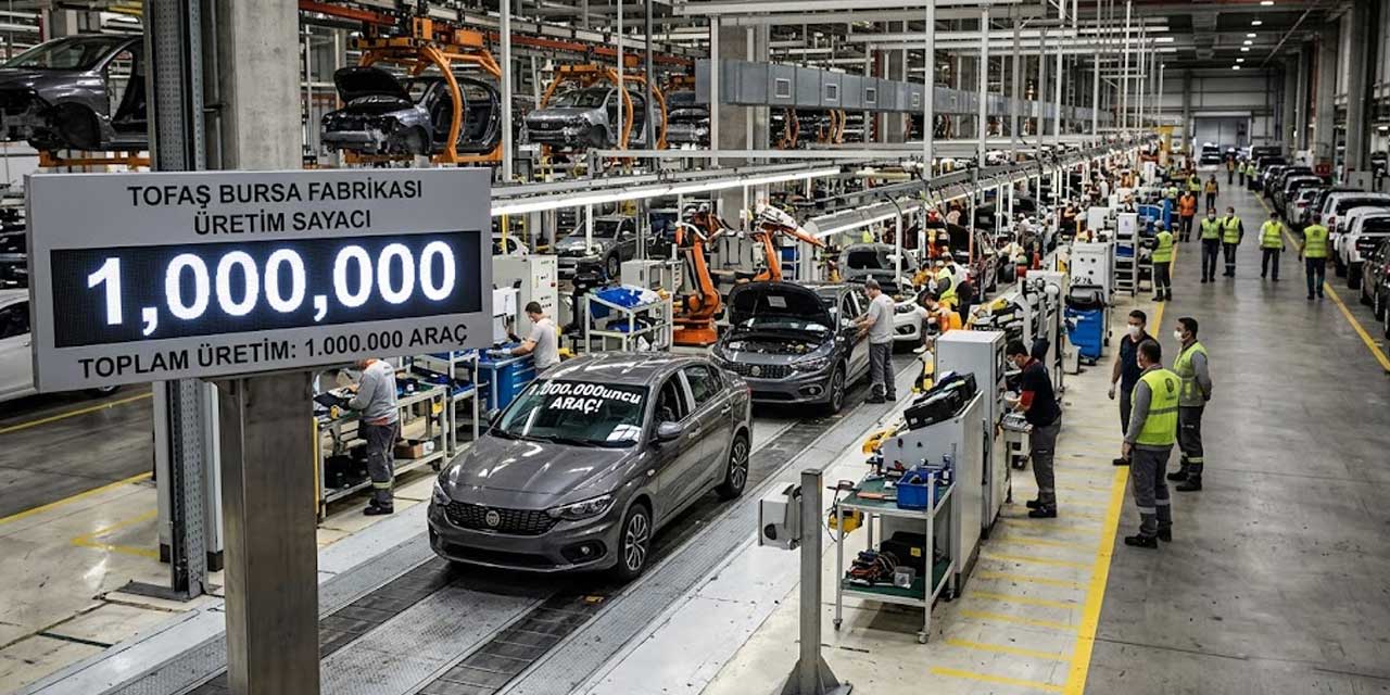 Türkiye'deki otomobil fabrikaları günde 4 bin otomobil üretiyor