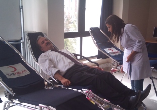 Yüksekokul'da kan bağışı kampanyası