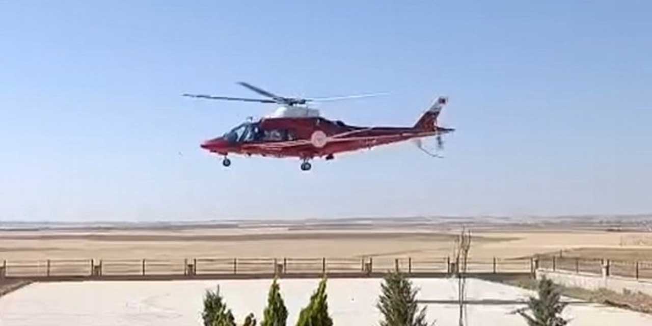 Konya'da Yenidoğan Bebek İçin Acil Hava Ambulansı