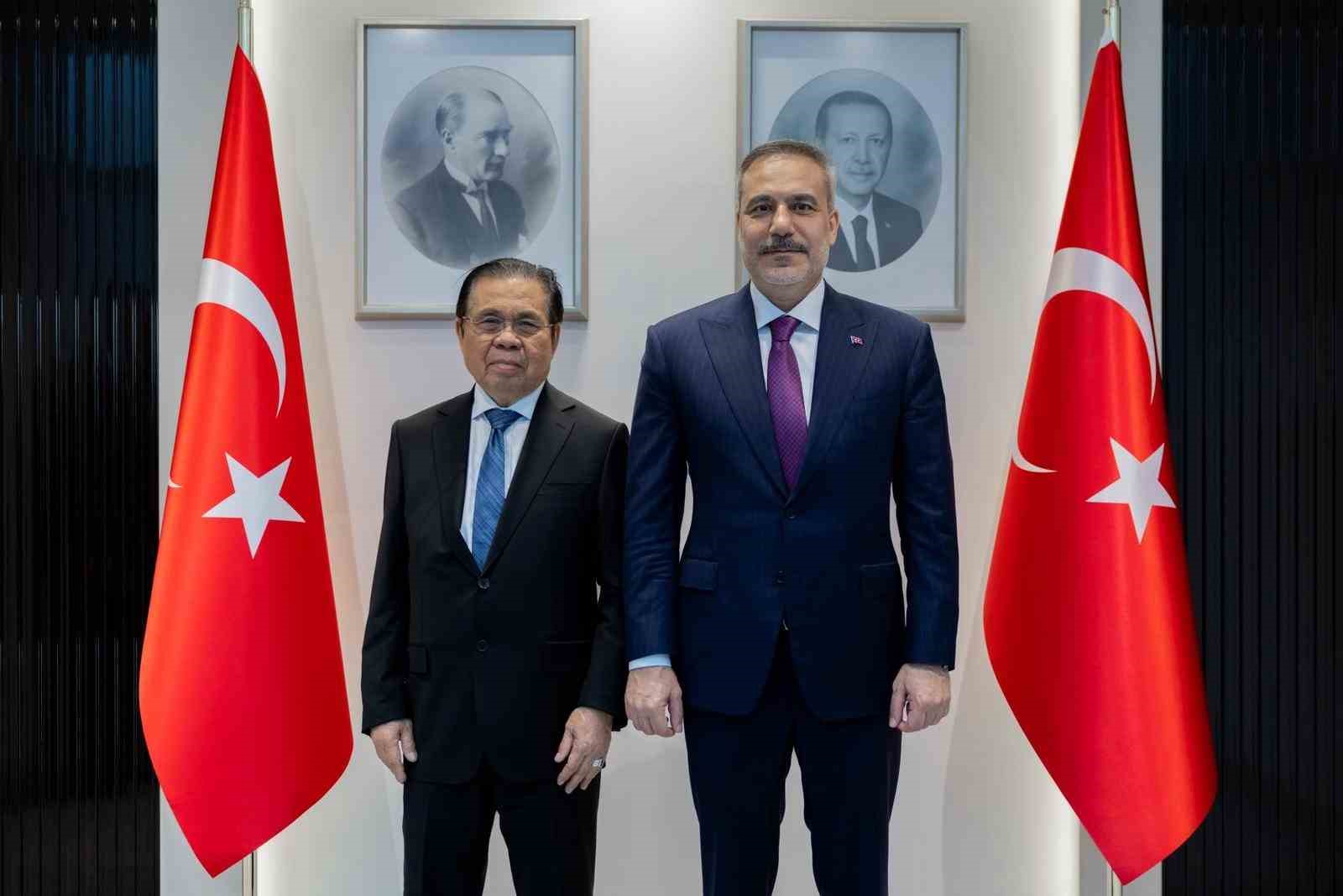 Bakan Fidan onu ağırladı