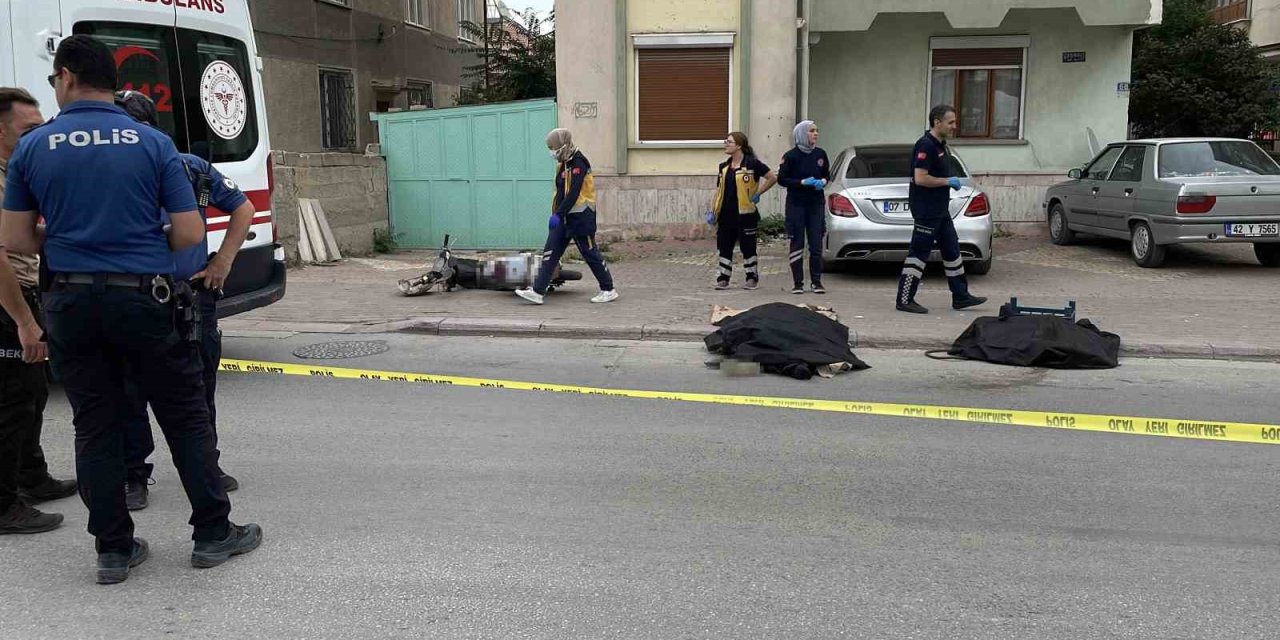 Beton mikserinin çarptığı elektrikli bisikletin sürücüsü öldü
