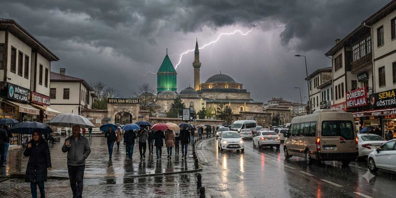 Konya'ya Serinleten Müjde: Sağanak Yağış Geliyor