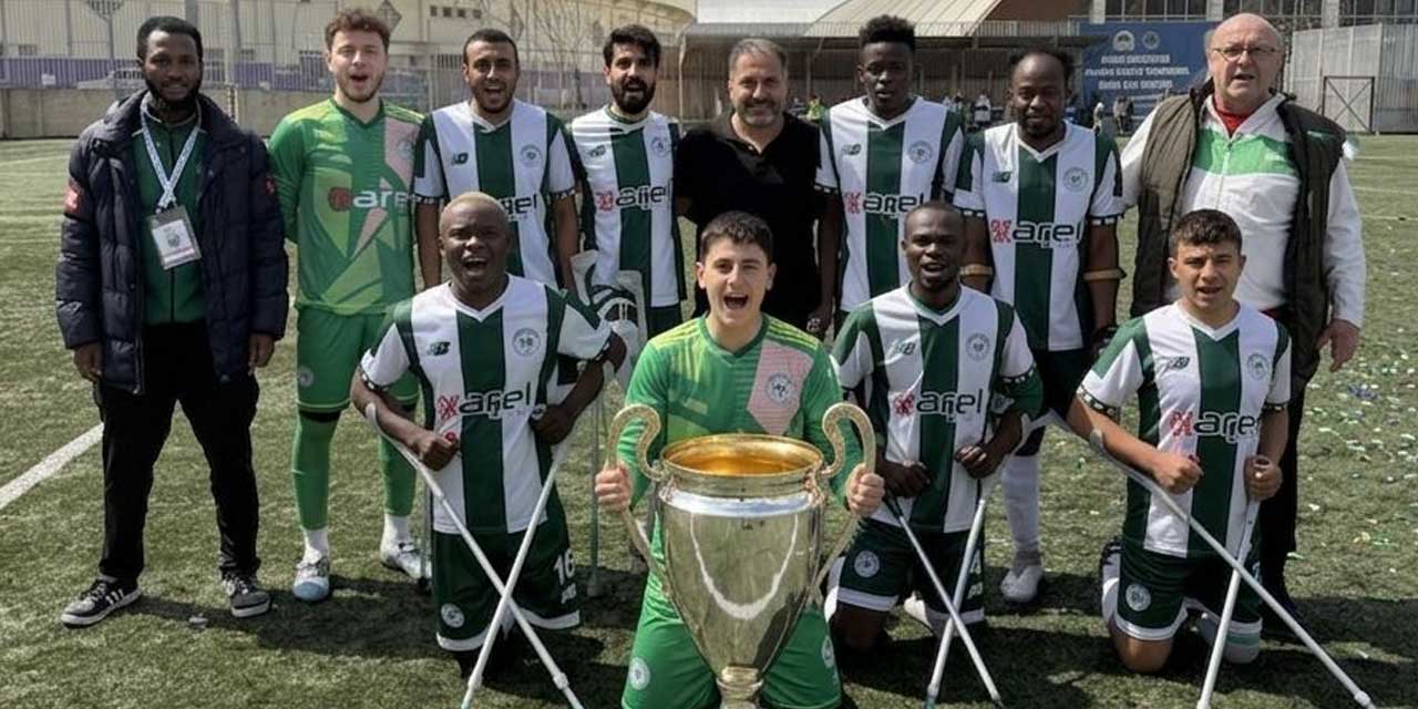 Konya Ampute Futbol Takımı'na İkinci Kez Centilmenlik Kupası