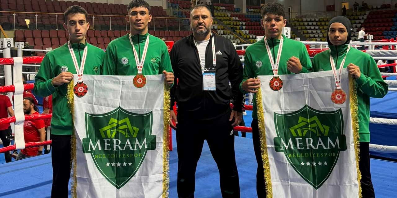 Meram Belediyespor’dan Kick Boks’ta Büyük Başarı