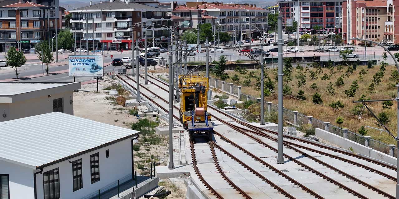 Konya'da tramvay raya indi