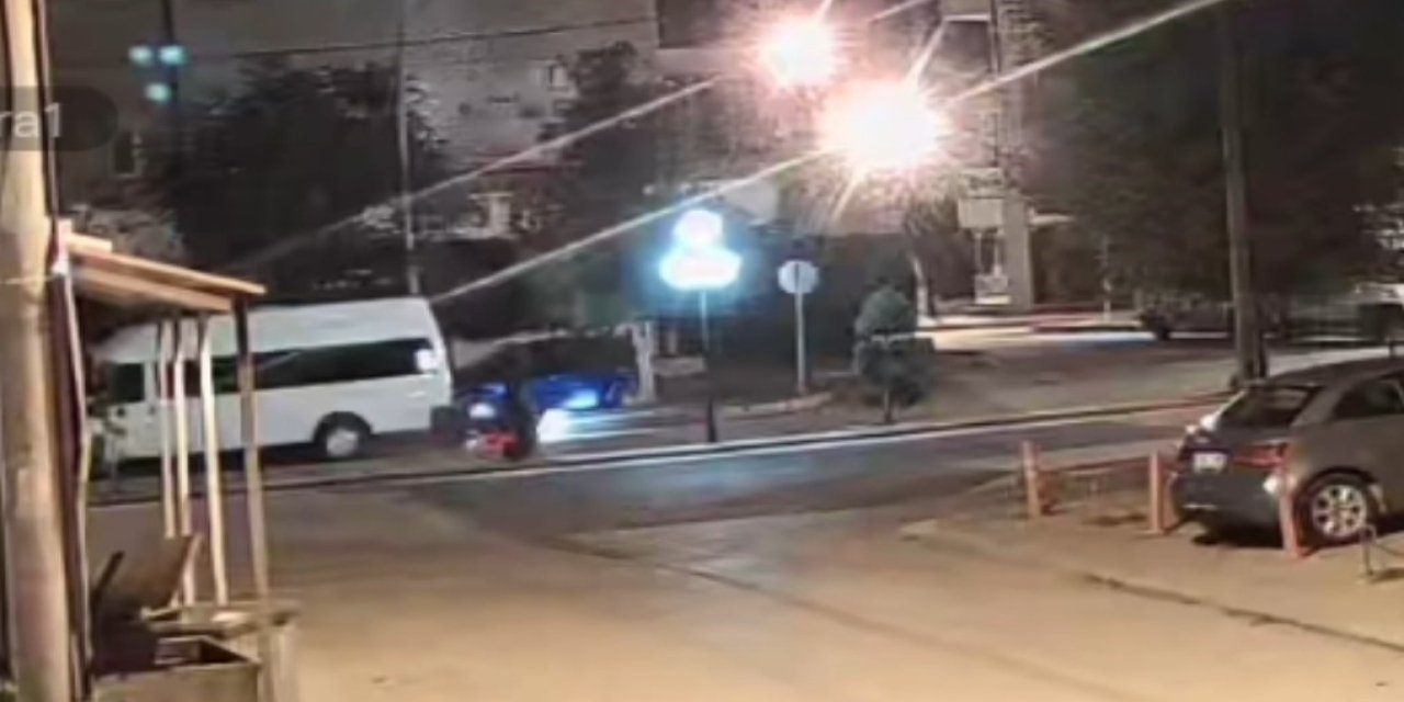 Karaman’da 2 gencin öldüğü motosiklet kazası kamerada