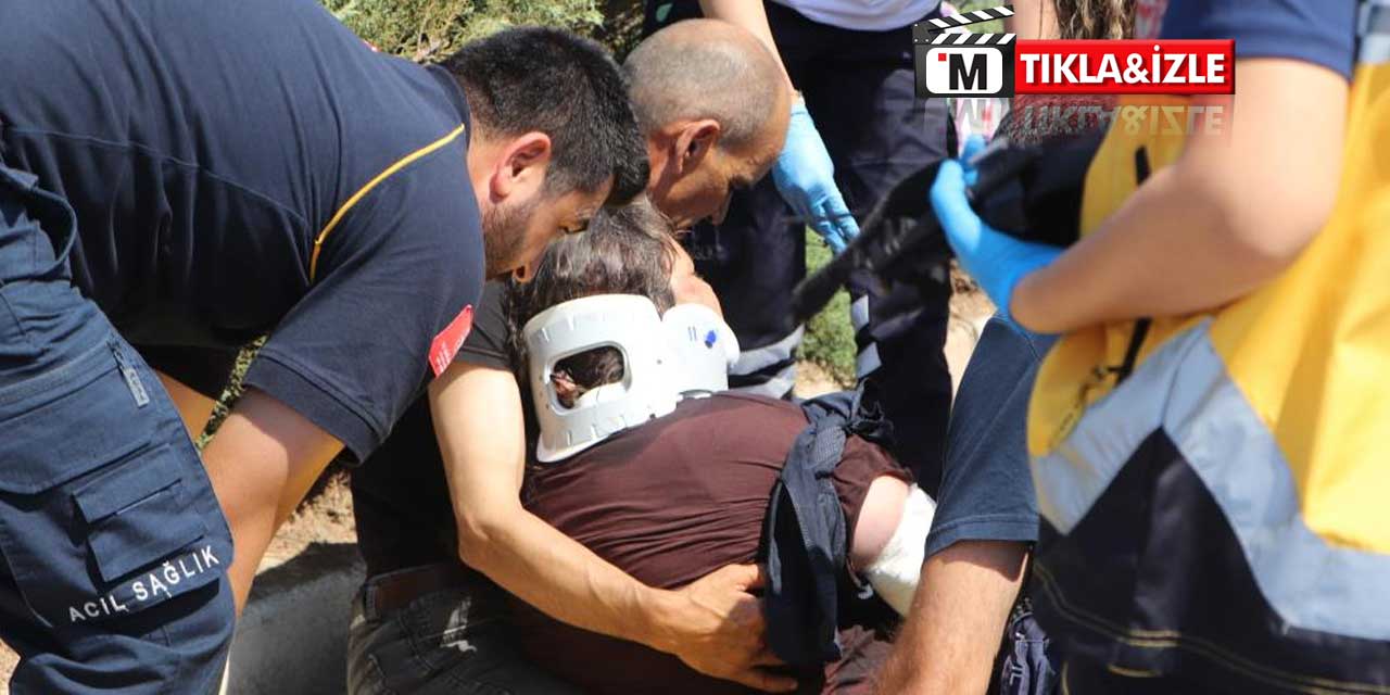 Kaza Sonrası Duygusal Anlar: Eşinin Başında Gözyaşlarıyla Bekledi