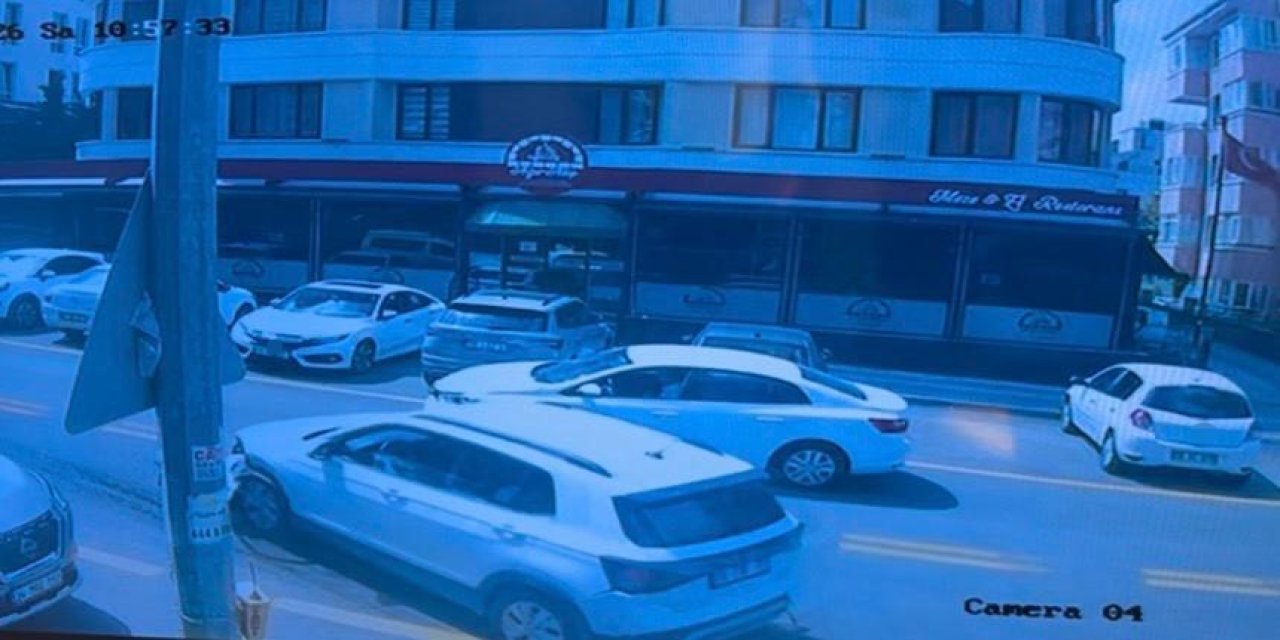 Aracının kontrolünü kaybeden sürücü terör estirdi