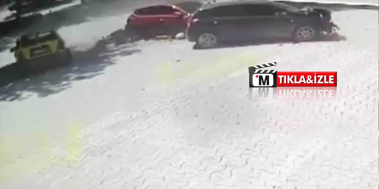 Görüntüler ortaya çıktı: Ticari taksinin anne ile kızına çarptığı kaza anı kamerada