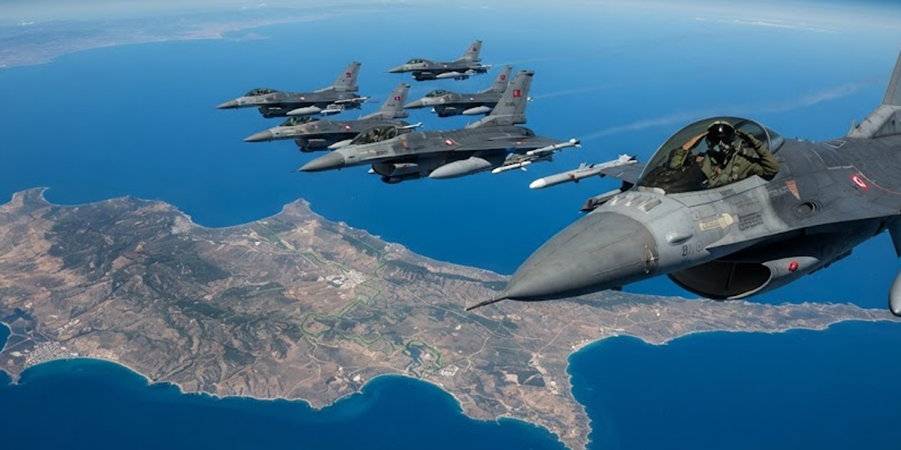 Kıbrıs'ta Rum Tahrikine Türk Jetlerinden F-16'lı Sert Yanıt