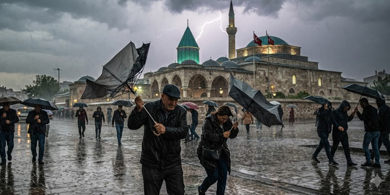Konya'da Kavurucu Sıcaklar Sonrası Serinleme ve Yağmur Müjdesi