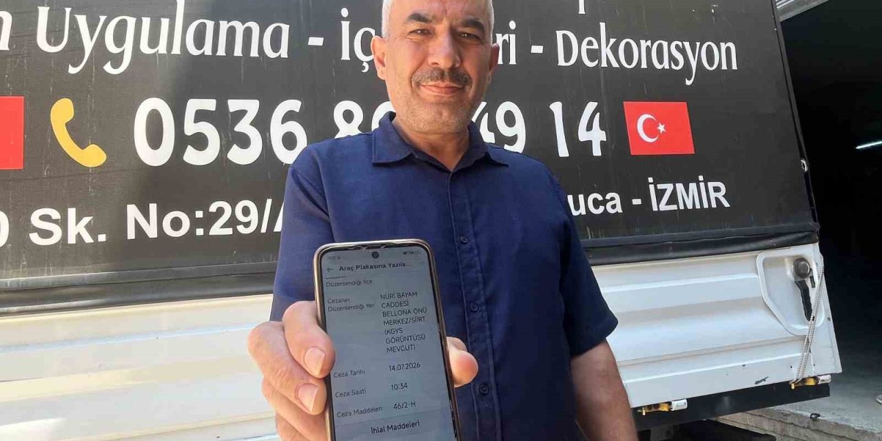 Hiç gitmediği şehirden trafik cezası geldi