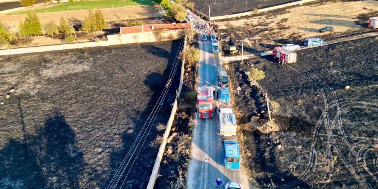 Afyon'da jandarmanın dikkati faciayı önledi