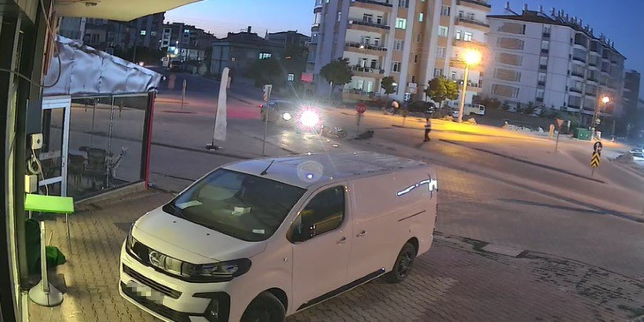 Karapınar’da otomobille çarpışan motosikletli yaralandı