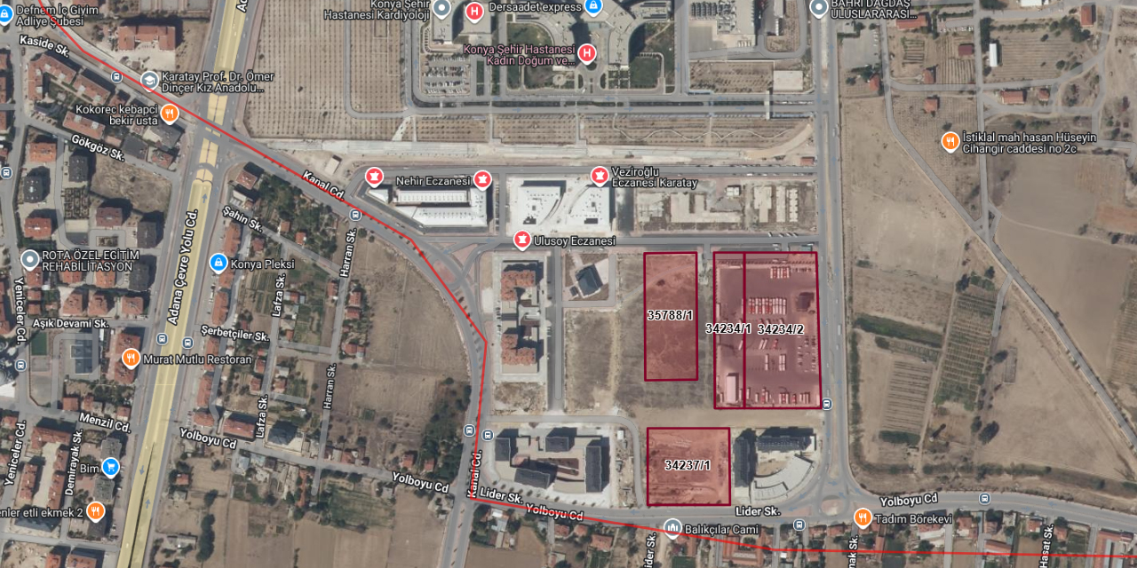Konya Şehir Hastanesi Yanındaki Değerli Arsa İçin Karar Çıktı