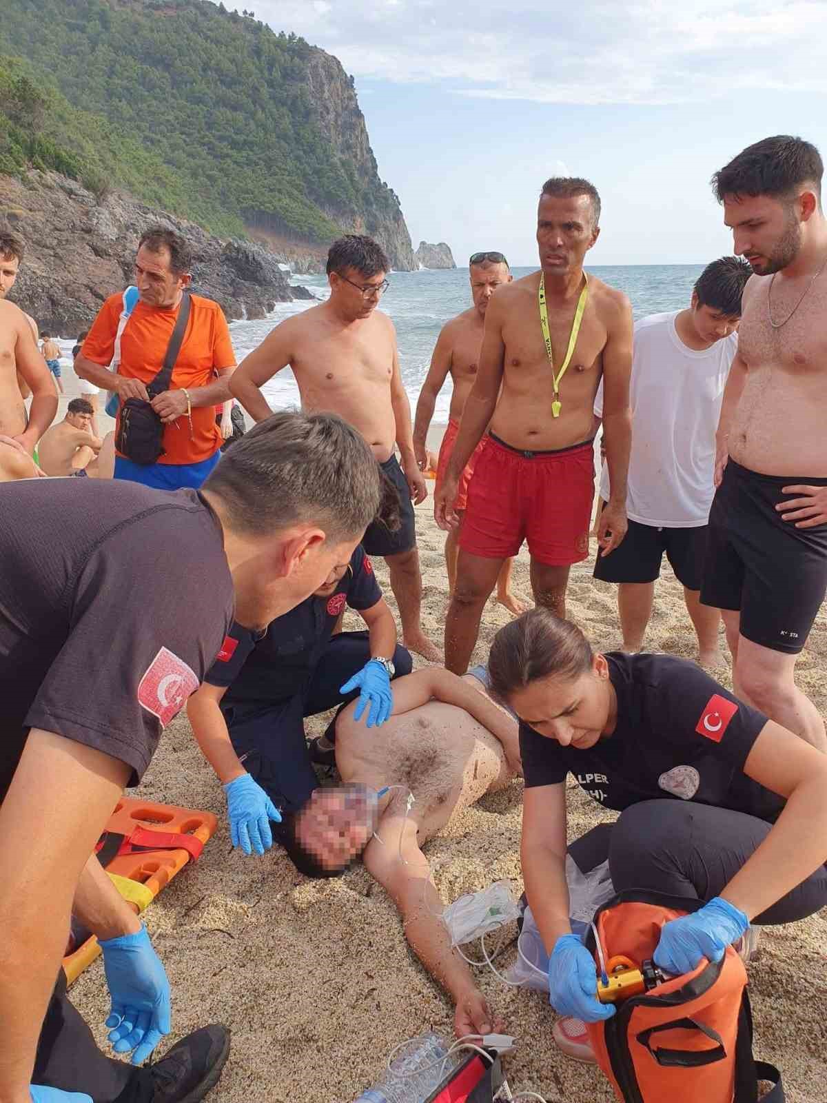 Kleopatra Plajı'nda Panik Anları