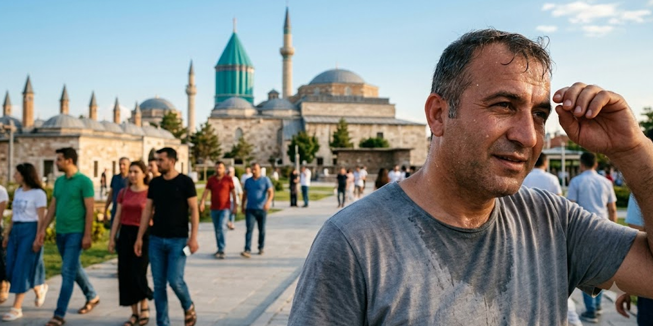Konya'da sıcak hava etkisini artırıyor! 32 derece görülecek