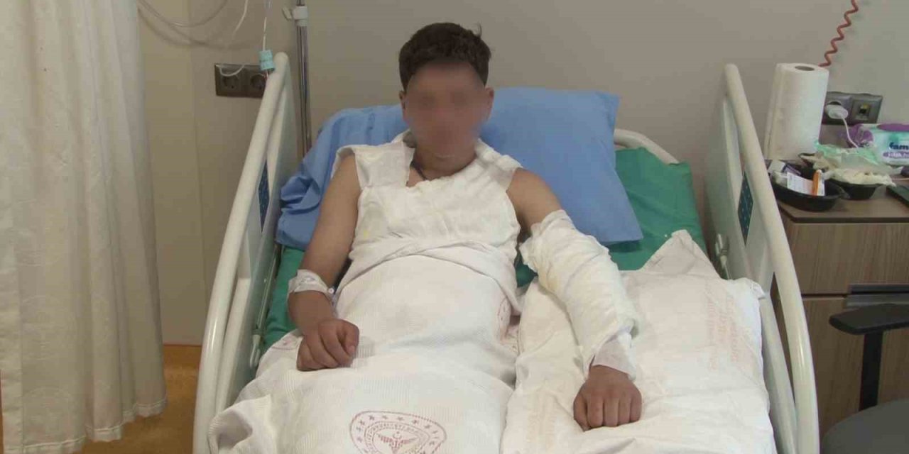 Kolonya döküp çakmağı çakınca ölümden döndü