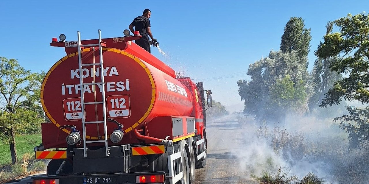 Temizlik Ateşi Yangına Dönüştü: İtfaiye Son Anda Yetişti