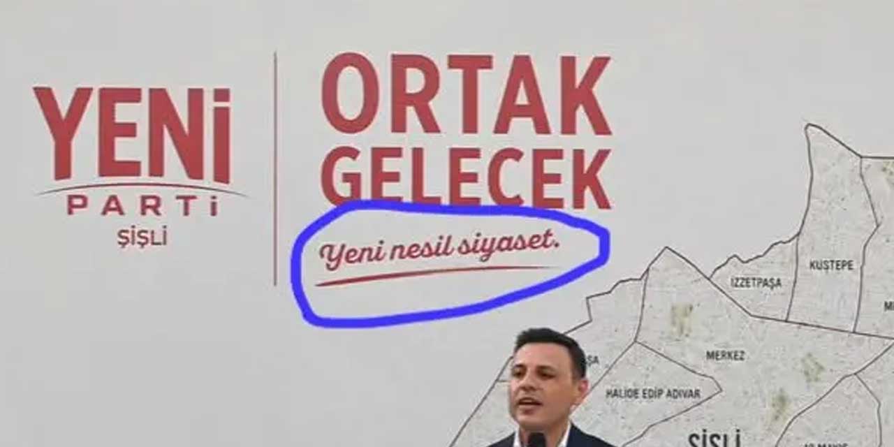 Yeni slogan çalıntı çıktı Saadet Partisi suskun