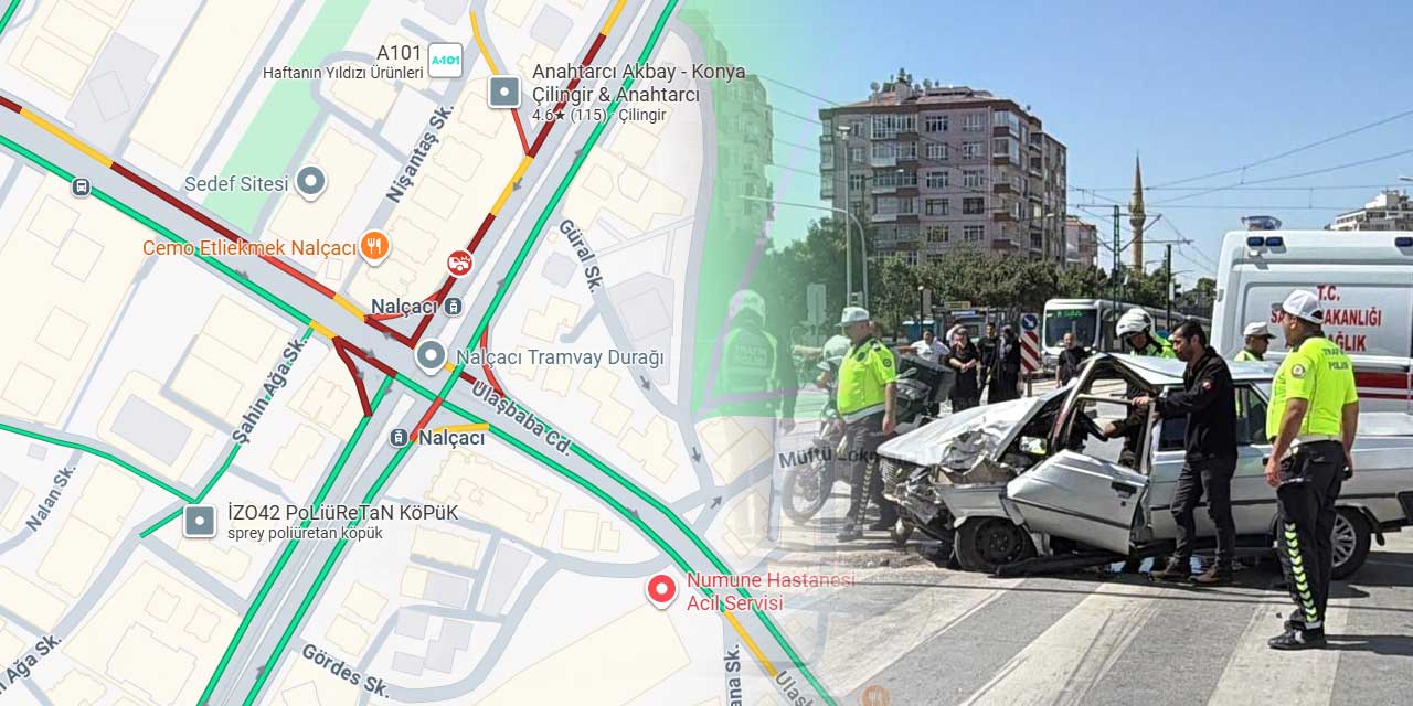 Nalçacı'da Trafik Durdu! Kaza Oldu Can Pazarı Yaşandı