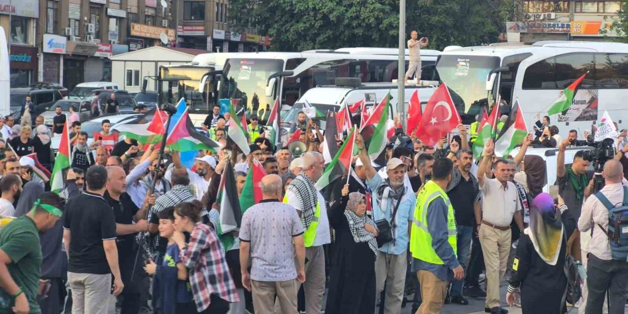 Srebrenitsa’dan Yola Çıkan Dev Konvoy Ankara’da! Hedef Batı Şeria: Yeni Durak Konya