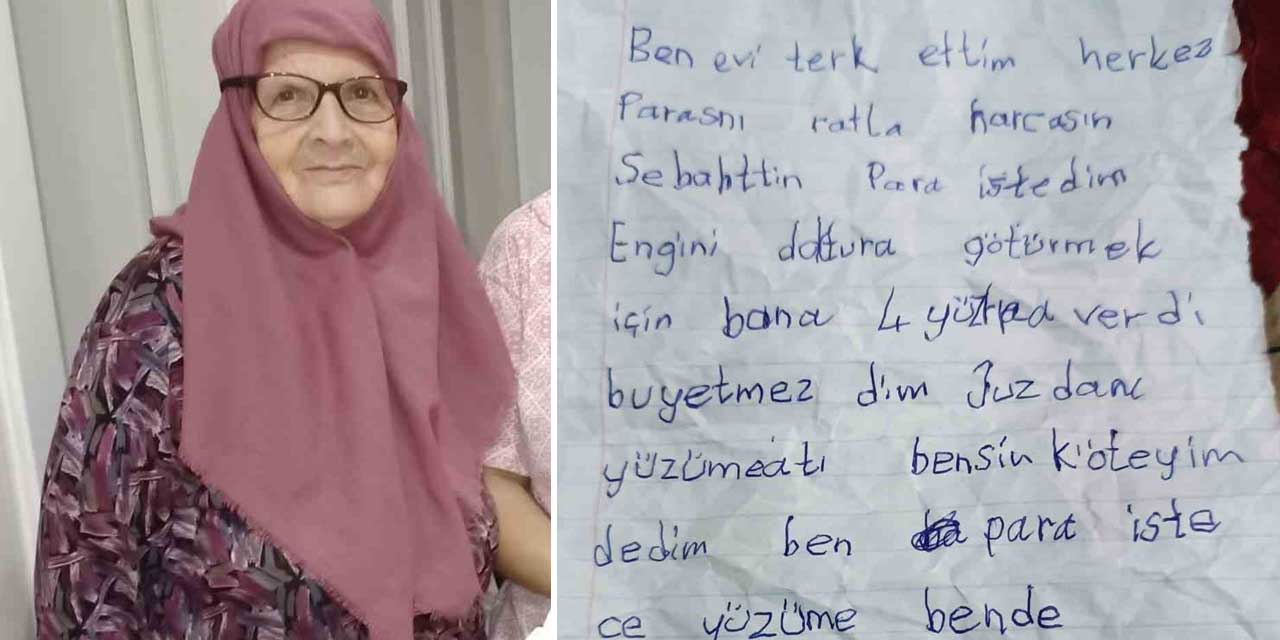 Not Bırakıp Kaybolan Alzheimer Hastası Kadından Haber Alınamıyor