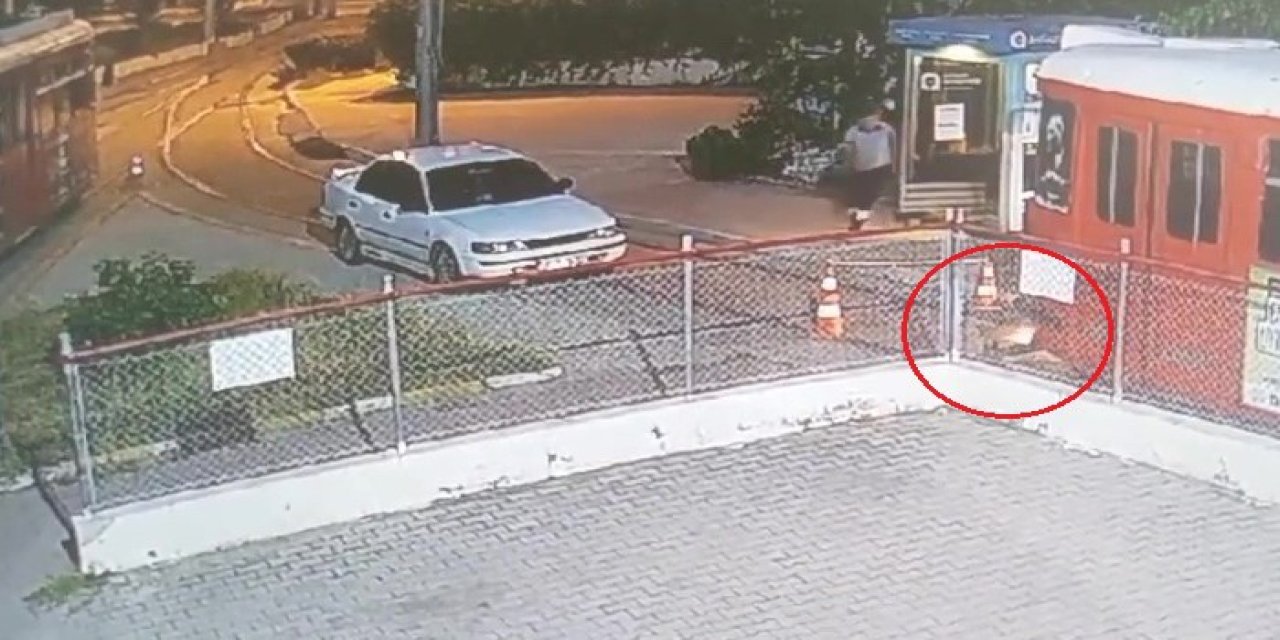 Gece Yarısı Tramvay Depusuna Molotoflu Saldırı: O Anlar Kamerada!