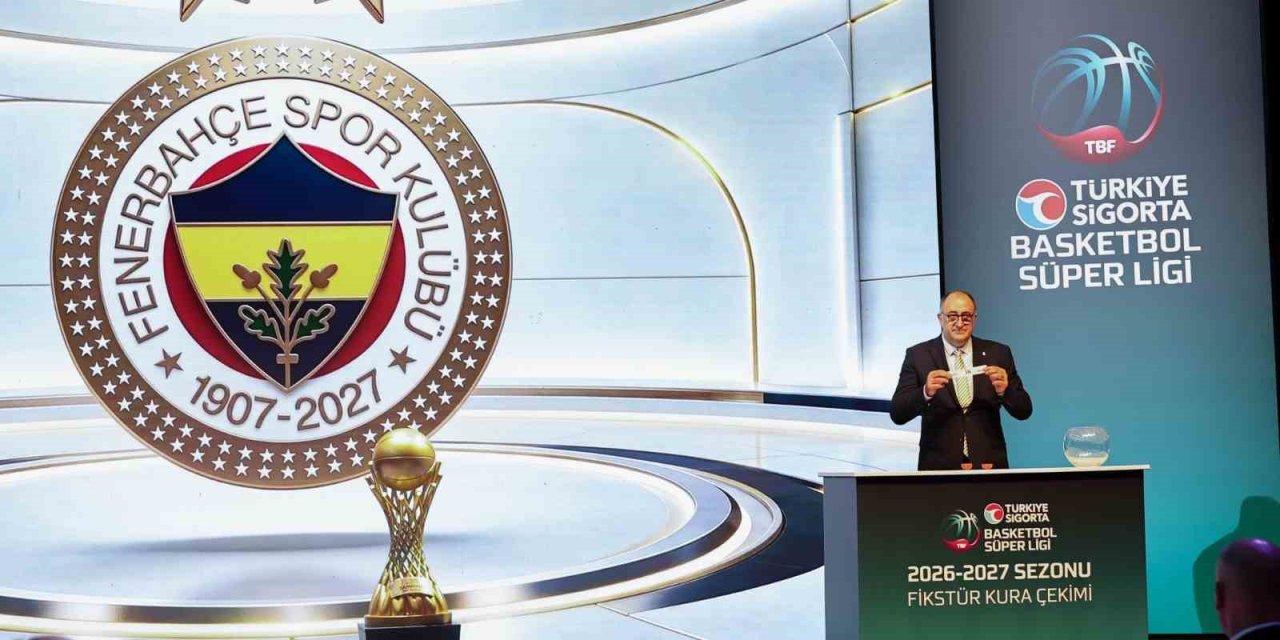 Basketbol Süper Ligi’nde yeni sezonun fikstür kura çekimi yapıldı