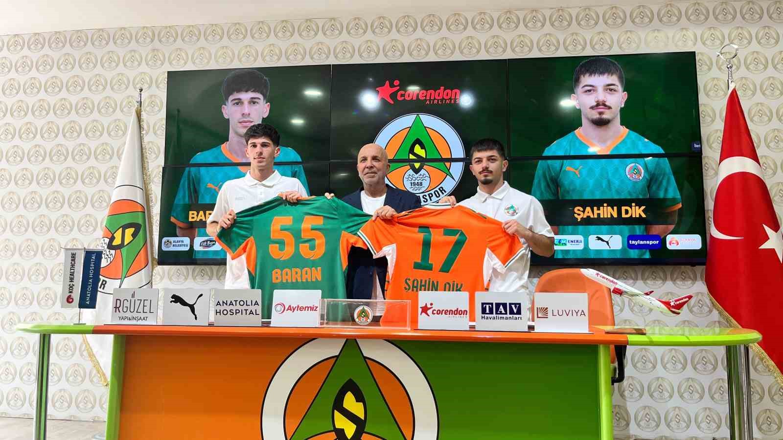 Alanyaspor’dan Süper Lig için gençlik yatırımı: 2 transfer resmen açıklandı