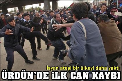 Ürdün'de ilk can kaybı