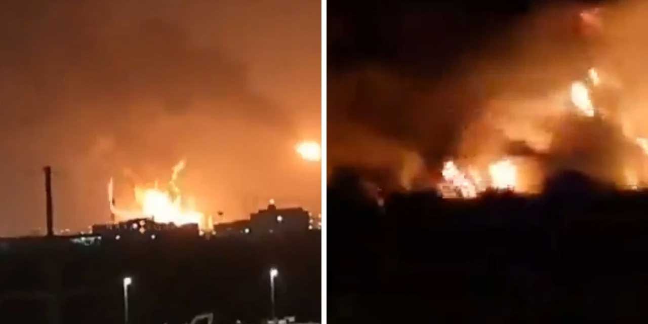 Cizan'daki Aramco tesisinde yangın paniği! Husiler saldırıyı duyurdu