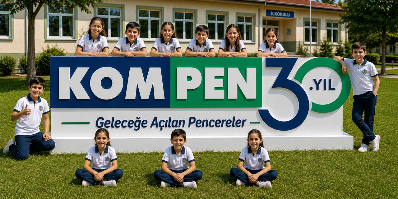 Kompen 30. Yılında Geleceğe Dokunuyor: Kırsaldaki Okulların Pencereleri Yenilenecek