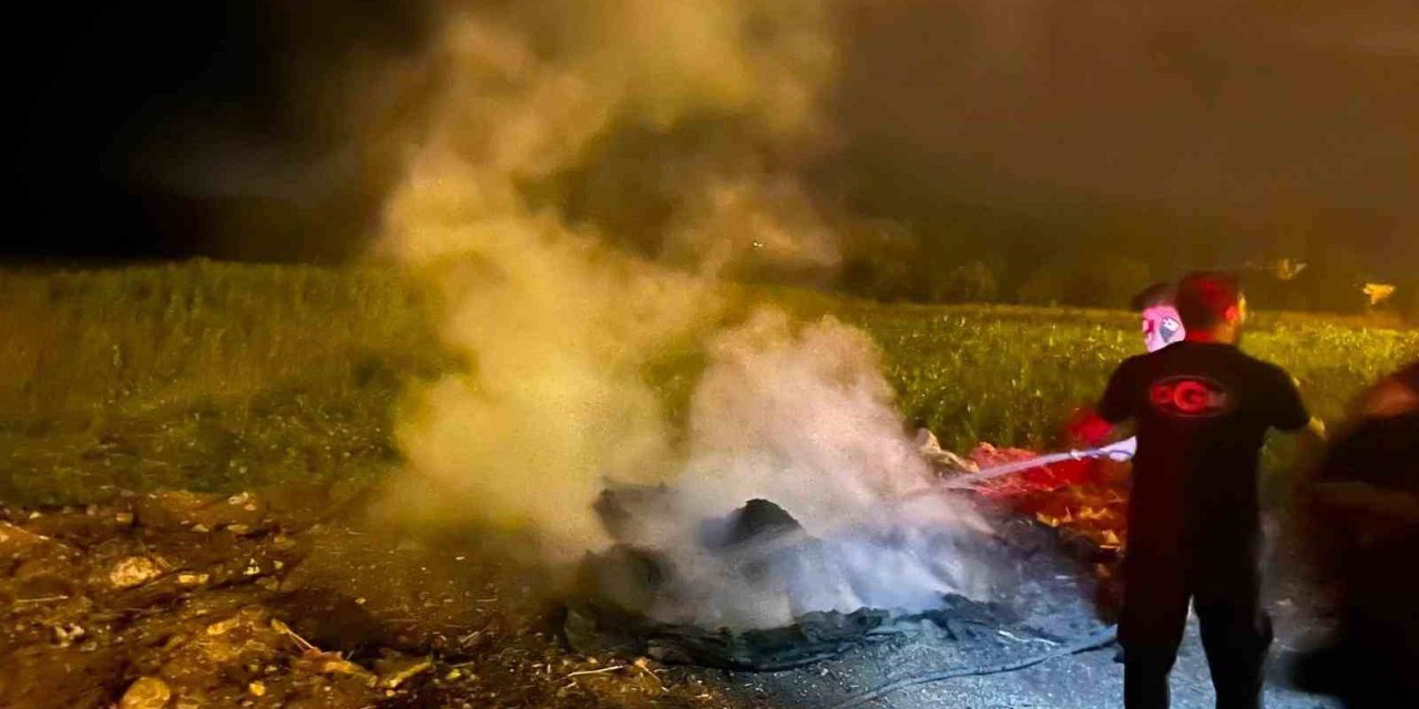 Anız Yangını İhbarı Ekipleri Harekete Geçirdi: Gerçek Olay Yerinde Anlaşıldı
