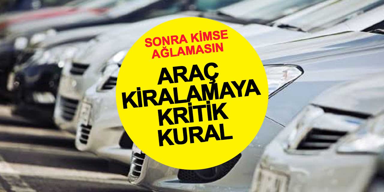 Kiralık Araçlara Emeklilik Yaşı Geldi: 6’yı Geçen Kiralanamayacak