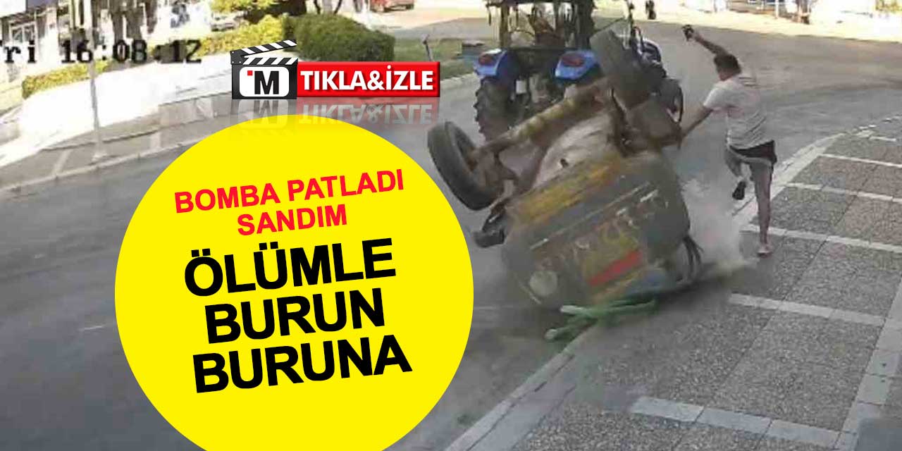 Kopan su tankeri kaldırımdaki vatandaşa böyle çarptı-VİDEO HABER