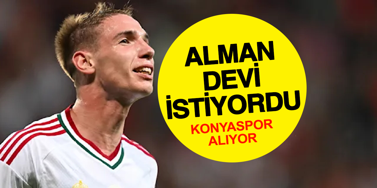 Alman devi istiyordu! Konyaspor 1.8 milyon euroya alıyor