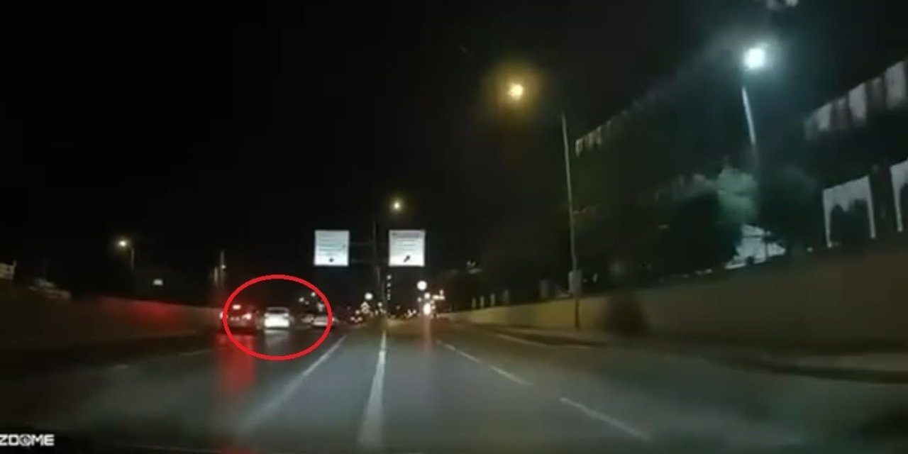 17 yaşındaki sürücü ölüme böyle makas attı