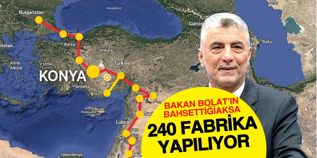 Konya’da tarım sanayisine dev yatırım: 240 fabrika yükseliyor