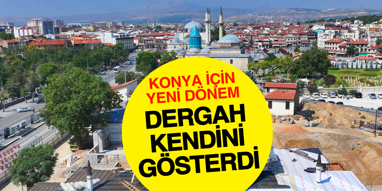 Dergah kendini gösterdi! Tarihi projede yüzde 50 tamamlandı