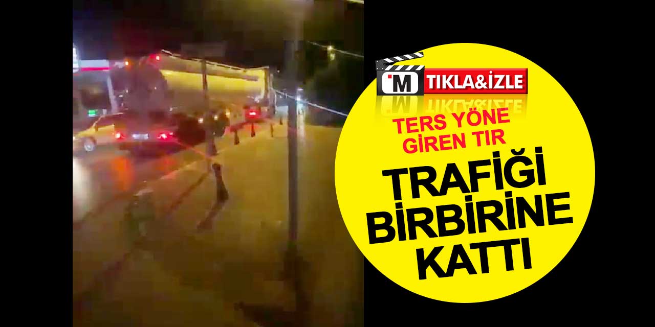 Konya Trafiğinde Tehlikeli Yolculuk: Ters Yöndeki TIR Kamerada