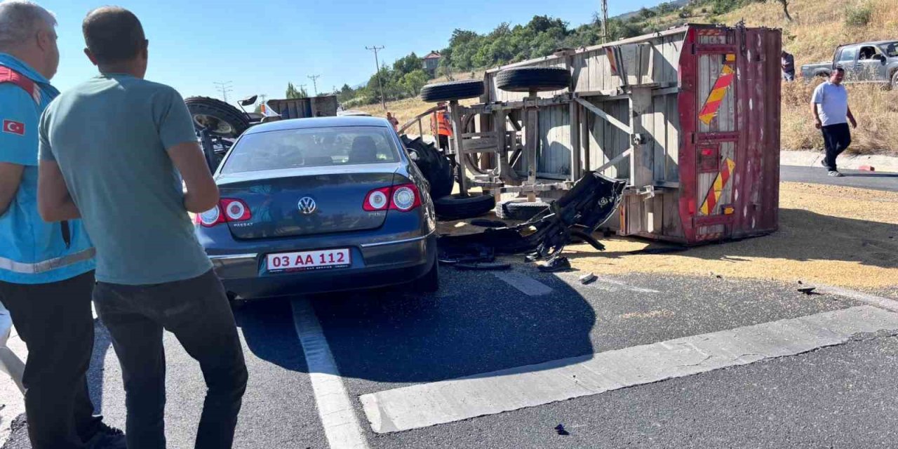 Konya-Afyon Yolunda Zincirleme Kaza: Kaymakam ve Eşi Yaralandı