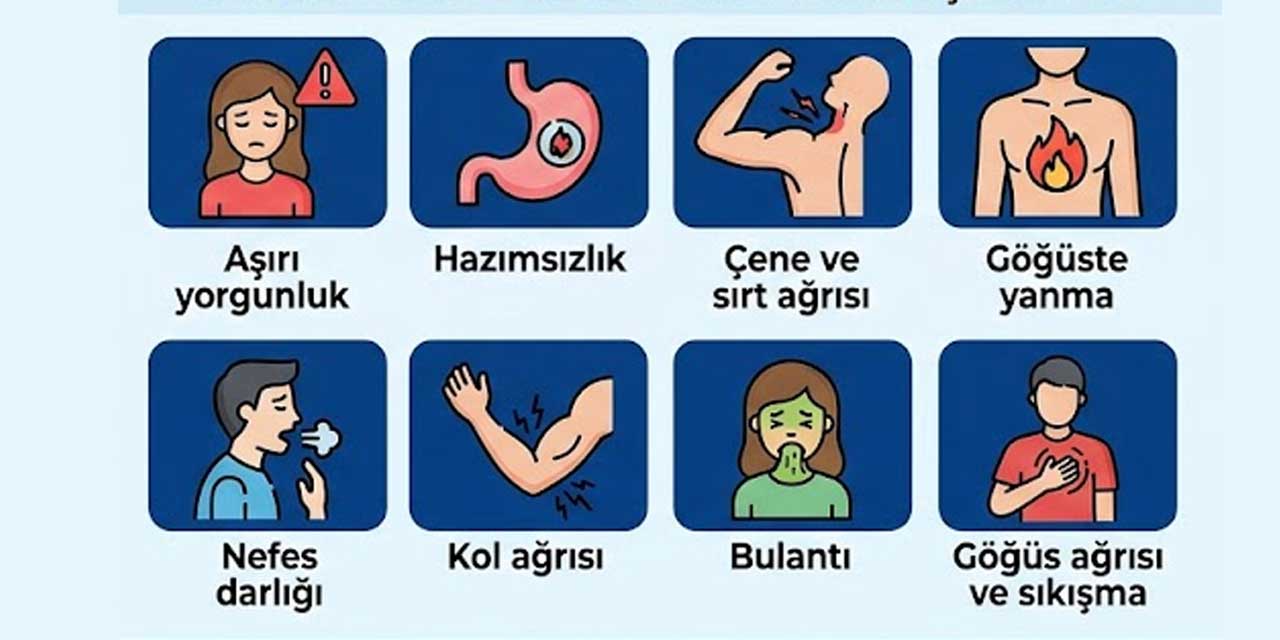 Kadınlarda 8 Hayati Belirti Kalp Krizine Götürüyor