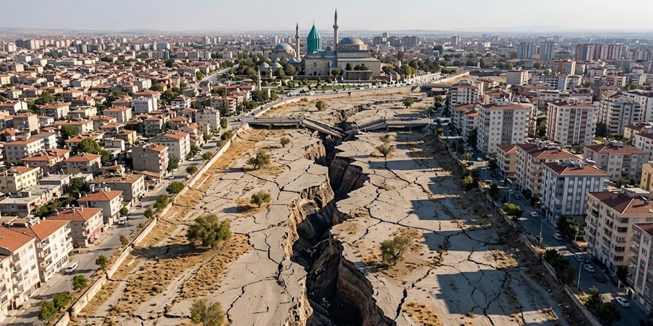 Konya'da olanların aynısı orada önce oluyor! Zemin çöküyor, mahalleler parçalanıyor